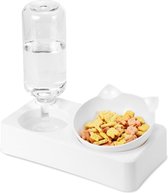 Eten- en waterbak kat