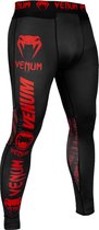 Venum Leggings Logos Spats Tights Zwart Rood maat XL - Jeansmaat 36