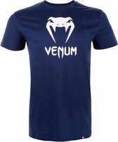 Venum Classic T Shirt Navy Blauw maat M
