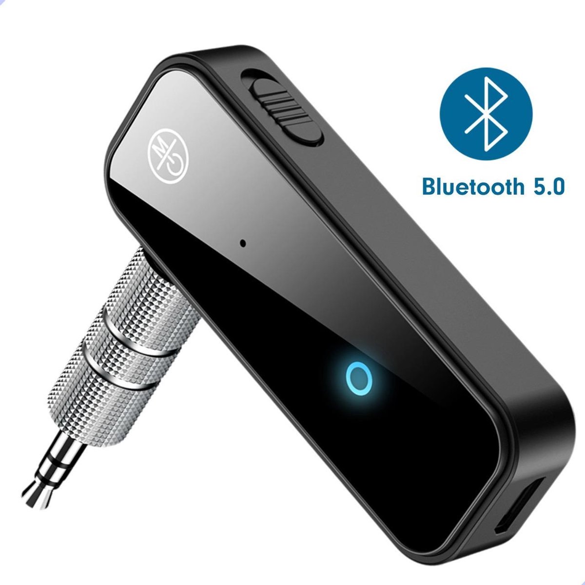 Bluetooth Audio Adapter Met Clip - 3.5mm Ontvanger Voor Bedrade Hoofdtelefoons En Luidsprekers