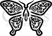 Chloïs Glittertattoo Sjabloon 5 Stuks - Butterfly Willy - CH2020 - 5 stuks gelijke zelfklevende sjablonen in verpakking - Geschikt voor 5 Tattoos - Nep Tattoo - Geschikt voor Glitt