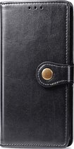 Oppo Reno 4 5G Hoesje - Mobigear - Snap Button Serie - Kunstlederen Bookcase - Zwart - Hoesje Geschikt Voor Oppo Reno 4 5G