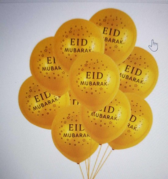 Eid Mubarak ballonnen - Eid Mubarak versiering - Suikerfeest - Eid Mubarak decoratie