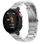 Universal Smart Watch Three Steel Strips Wrist Strap horlogeband voor Garmin Forerunner 220/230/235/630/620/735 (zilver)