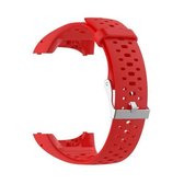 Siliconen sport polsband voor POLAR M400 / M430 (rood)