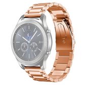 Roestvrij stalen horlogeband voor Samsung Gear S3 22 mm (roségoud)