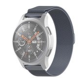 For Honor Magic Watch 2 / Galaxy Active2 Milan roestvrijstalen gaasband 20 mm (grijs)