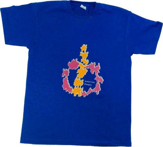 Anha'Lore Designs - Tribal - T-shirt - Bleu Royal - 12/13a (152)