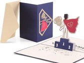3D Pop up - Verjaardagskaarten met envelop - Vaderdag Wenskaarten - verjaardag - kados - papa geschenk - cadeautjes vader - cadeau mannen verjaardag - verjaardagskaart