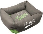 M-pets Hondenmand London 45 X 35 X 21 Cm Katoen Groen/grijs