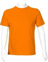 T'RIFFIC® EGO T-shirt Korte mouw Single jersey 100% katoen Oranje size XXS