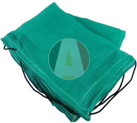 Aanhangwagennet fijnmazig, groen 2.00 x 4.00 meter
