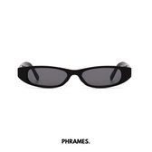 PHRAMES® - Selene Solid Black – Zonnebril – Gepolariseerd – Dames - UV400 - Compleet met beschermhoes en lensdoekje