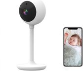 Lipa BM-K5 Babyfoon HD+ - Video en geluid - Met app voor smartphone en tablet - Infrarood nachtsensor - Terugpraten - Wifi of kabel - Live meekijken - Cloudopslag of SD - Baby moni