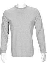 T'RIFFIC® EGO T-shirt Lange mouw Single jersey 100% katoen Grijs melee size 4XL