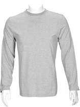 T'RIFFIC® EGO T-shirt Lange mouw Single jersey 150 GRAM 100% katoen Grijs melee size S