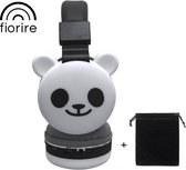 FIORIRE - Draadloze bluetooth kinderkoptelefoon - Koptelefoon met microfoon - Over-ear - Met volumebegrenzer 85 db - Zwart