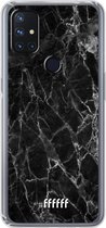 6F hoesje - geschikt voor OnePlus Nord N10 5G -  Transparant TPU Case - Shattered Marble #ffffff
