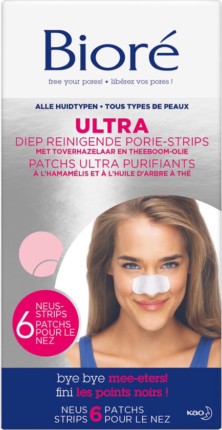 Foto: Biore 6 ultra reinigende poriestrips