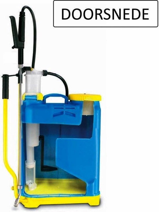 Rugspuit kunststof met zijzwengel, 16-liter van Merkloos	 — afbeelding 5