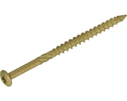 Dynaplus - Gevel- en potdekselschroef - Torx 15 - 4,0 x 50mm - AR-Bronze - CK (200 stuks)
