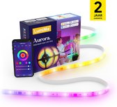 LumiMe® Aurora RGBIC Led strip 10 meter - Lichtstrip met Afstandsbediening én WiFi APP - Smart Ledstrips (Volledige Kit)