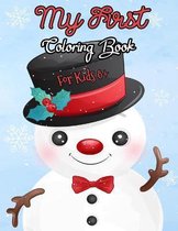 My First Christmas Coloring Book For Kids 8+
