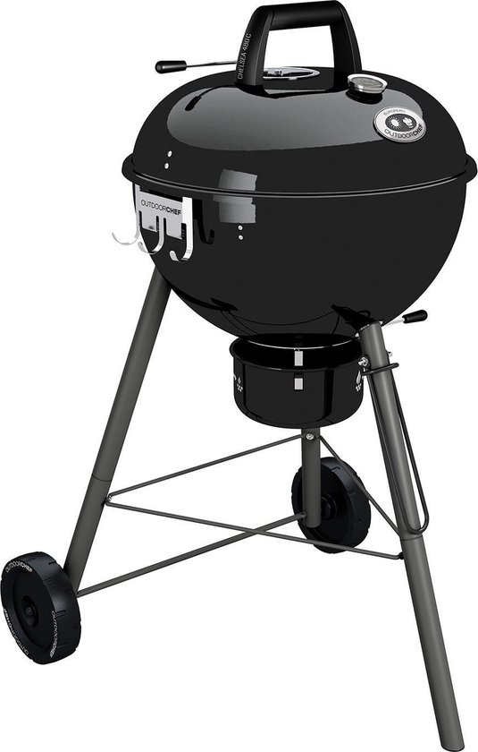 Barbecue à charbon Outdoor Chef Chelsea 480 C - Mobile - Zwart | bol