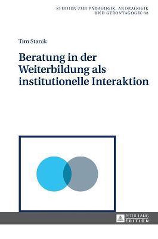 Beratung in der Weiterbildung als institutionelle Interaktio ... - cover
