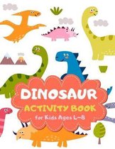 Dinosaur Activity Book for Kids Ages 4-8