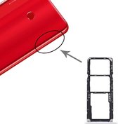 Simkaartlade + Simkaartlade + Micro SD-kaartlade voor Huawei Enjoy Max (zilver)