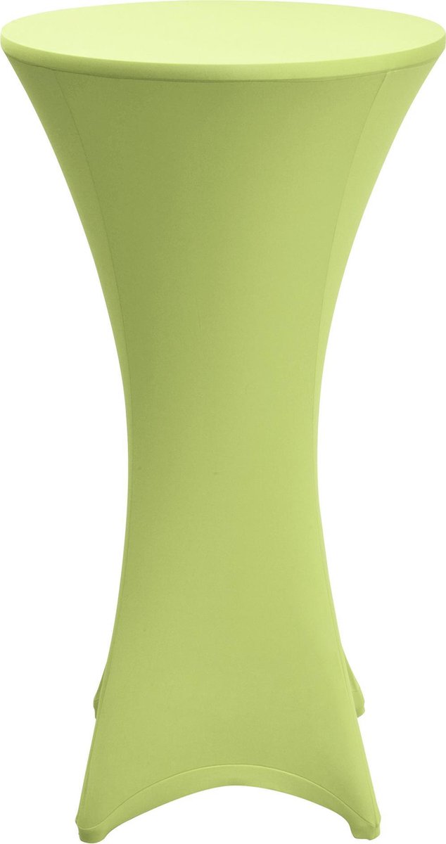 Beautissu Statafelhoes Stella Ø 80 cm statafelrok voor statafel – feest decoratie geschikt voor horeca – feestversiering stretch voor elk tafel – groen