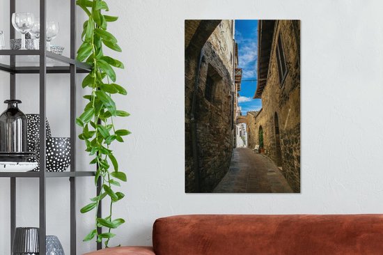 La vieille ville de San Gimignano en Italie Toile 60x90 cm - Tirage photo sur toile (Décoration murale salon / chambre)