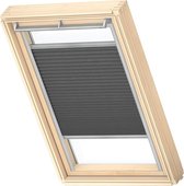 VELUX Origineel Plisségordijn (FHL), Zilveren Kozijn, PK04, Charcoal