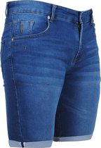 New Republic - Heren Shorts Jeans Short - Blauw - Maat XXL