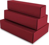 Wijnflesdozen 160x80x360mm Bordeaux - 50 st