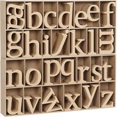 Letter. H: 8 cm. 2 cm. mdf -112 st