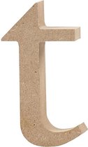 Letter. t. H: 10 cm. 2 cm. mdf - 1 st