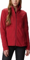 Columbia Fast Trek Printed Jkt Dames Outdoorvest - Marsala Red Spa - Maat S