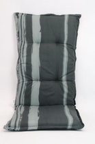 Bol.com Madison Tuinstoelkussen hoge rug 50x123 cm Liesje grey aanbieding