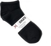 Sukats® 8 Paar Merino Wollen Sokken - Maat 39-42 - Zwart - Unisex