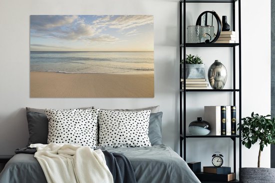 Peintures sur Toile Plage - Water - Nuages - 120x80 cm - Décoration murale