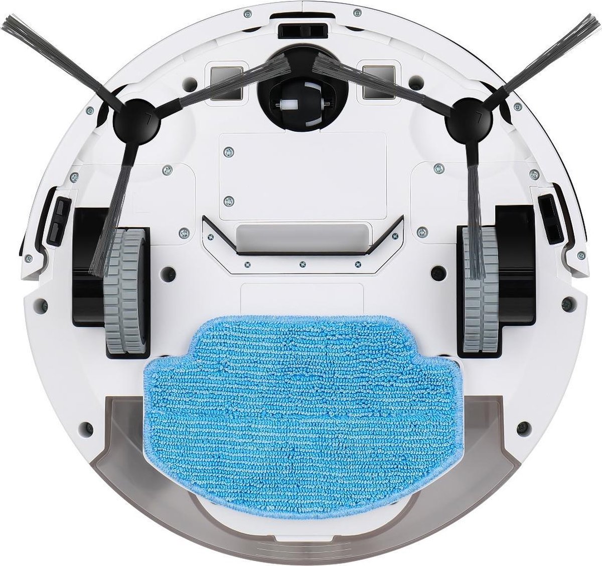 Afbeelding 3 van Sinji Smart Robotstofzuiger met Laadstation – Draadloos dweilrobot - Geschikt voor huisdierharen - App Besturing & Planning, Wit