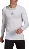 adidas - Techfit Long Sleeve Top  - Compressieshirt Wit - S - Wit