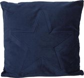 Kussen Star| Sierkussen |  Donker Blauw | 45 x 45 x 9 cm