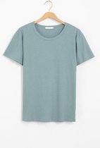 Sissy-Boy - Blauw basic t-shirt met dubbele mouw