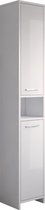 Badplaats - Armoire de salle de bain Nemo 320 x 290 x 1670mm - Blanc - Armoire sur pied avec deux portes tournantes