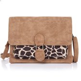 Schoudertas - Giraffe - bruin