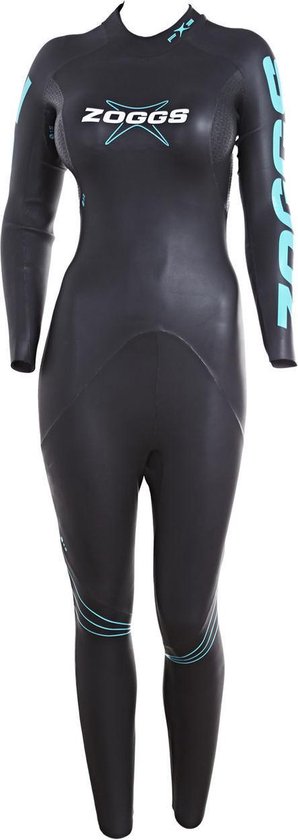Zoggs FX3 - Wetsuit - Zwemmen - Triathlon - Dames - Zwart Blauw - Maat XS |  bol.com