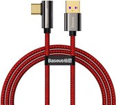 Baseus Legend Series USB naar USB-C Kabel 66W Rood 1M